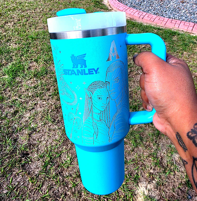 Avatar Universe Laser Engraved Stanley Tumbler 40oz – Custom Fan Gift