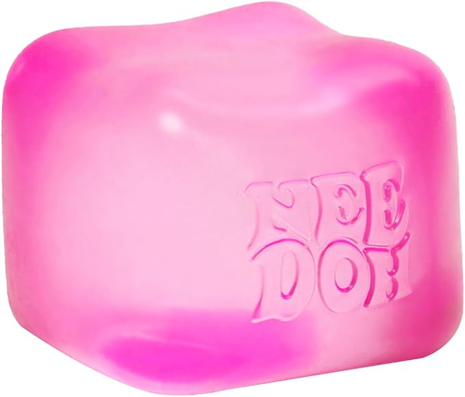 NeeDoh Nice Cube – Amazon #1 Best-Selling Dual-Squish Fidget Toy | Purple, Pink & Blue Set