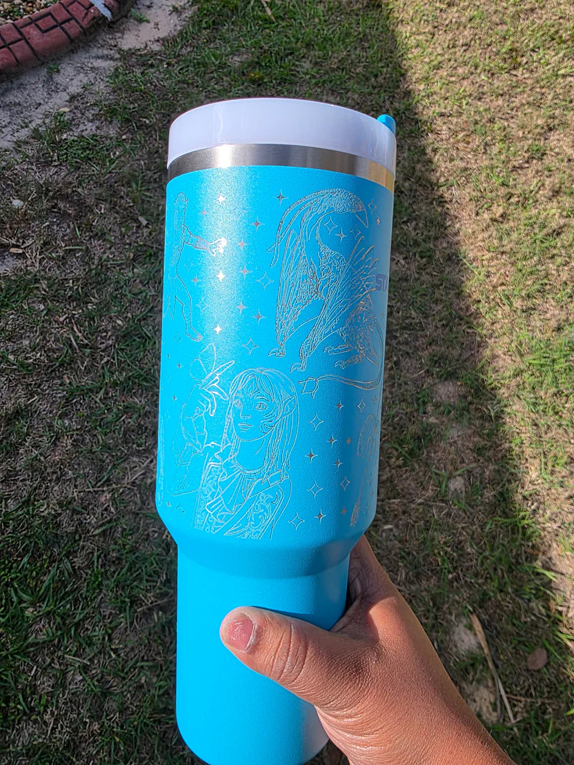Avatar Universe Laser Engraved Stanley Tumbler 40oz – Custom Fan Gift
