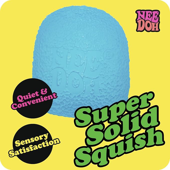 NeeDoh Gumdrop – Textured Squishy Stress & Sensory Fidget Toy | Assorted Colors