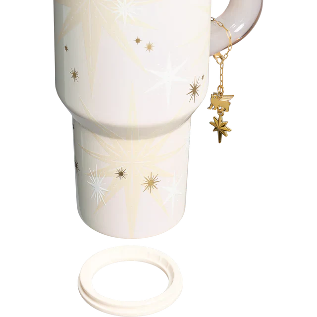 Stanley Starlight Shimmer 40 oz Quencher Luxe H2.O FlowState™ Tumbler | Holiday Limited Edition
