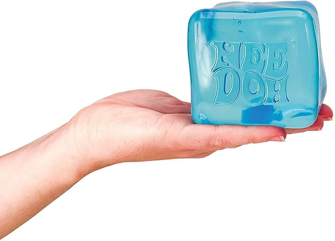 NeeDoh Nice Berg – Giant Translucent Blue Squishy Iceberg Stress & Fidget Toy | Super-Size Nice Cube