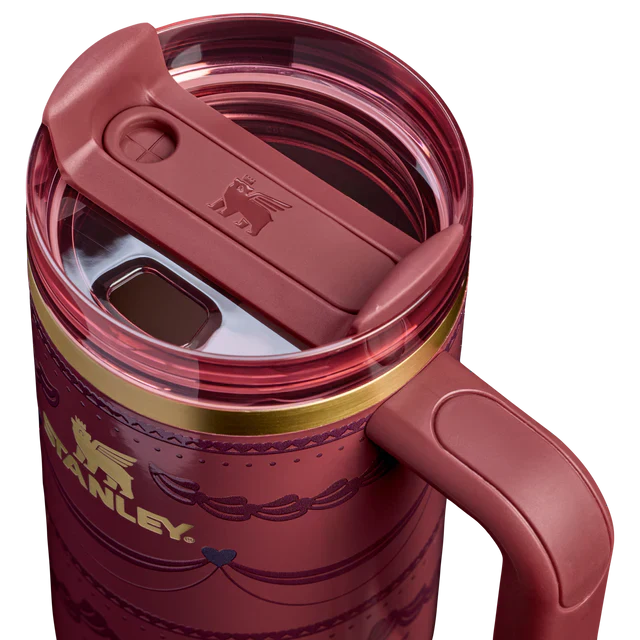 Stanley Valentine's Day 30 oz Quencher H2.O FlowState™ Tumbler | Pink & Red Velvet Cake