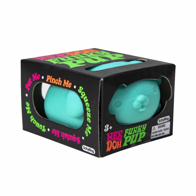 NeeDoh Funky Pup – Squishy Dog Stress & Fidget Toy | 4 Neon Colors to Choose From