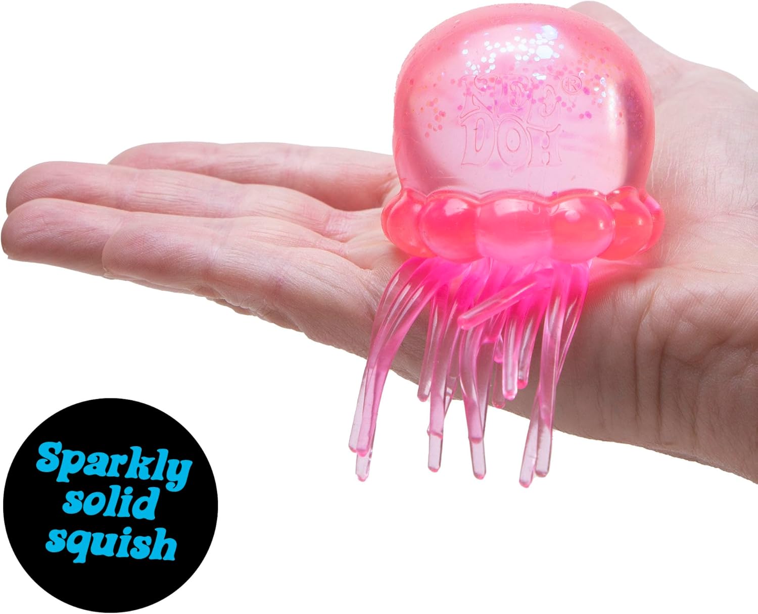 NeeDoh Jelly Squish – Shimmery Jellyfish Squishy Stress & Fidget Toy | Schylling