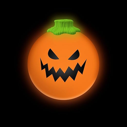 NeeDoh Jack Glow Lantern – Glow-in-the-Dark Halloween Squishy Stress Toy | Assorted Styles